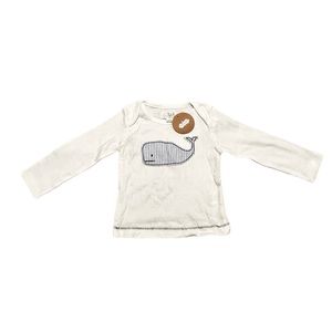 Mud Pie Whale Long Sleeve Shirt 9-12m